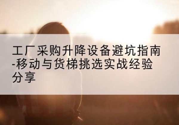 凤庆移动式升降机怎么选-工厂采购升降设备避坑指南-移动与货梯挑选实战经验分享
